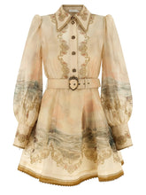Zimmermann Beige Linen Short Dress - 1