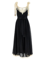 Zimmermann Bicolor Cotton Long Dress - 3