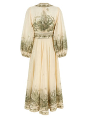 Zimmermann Bicolor Cotton Midi Dress - 1