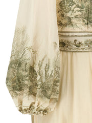 Zimmermann Bicolor Cotton Midi Dress - 1
