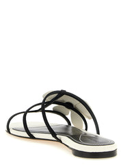 Zimmermann Bicolor Leather Slides - EU40/US10