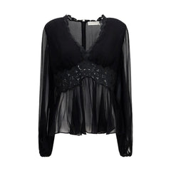 Zimmermann Black Viscose Blouse - 4