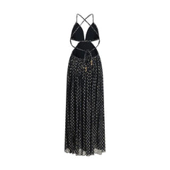 Zimmermann Black Viscose Long Dress
