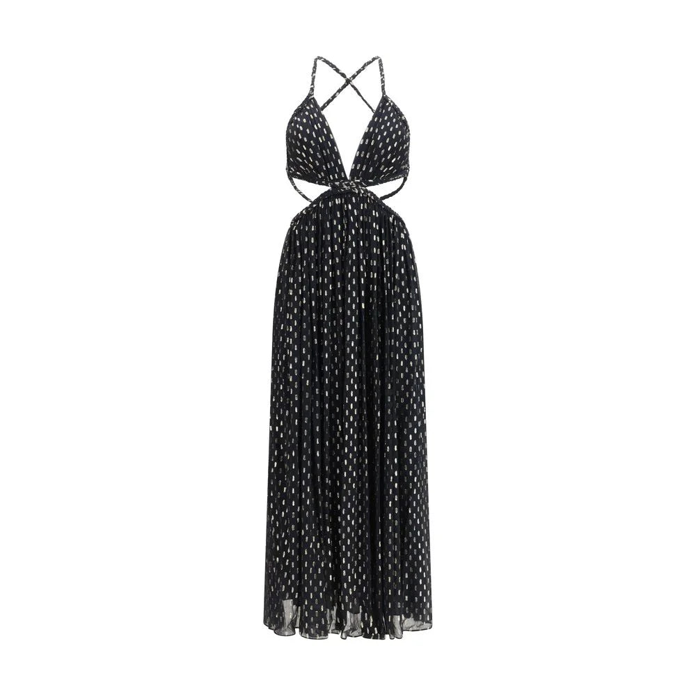 Zimmermann Black Viscose Long Dress