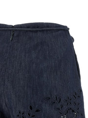 Zimmermann Blue Cotton Bermuda Shorts