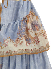 Zimmermann Blue Cotton Long Dress - 2