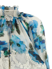 Zimmermann Blue Linen Short Dress - 2