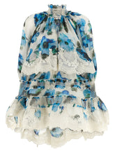 Zimmermann Blue Linen Short Dress - 2