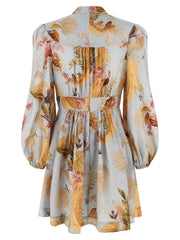 Zimmermann Blue Linen Short Dress - 3