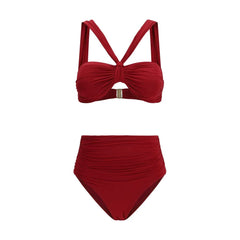 Zimmermann Bordeaux Polyester Bikini