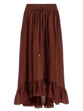 Saia mini Zimmermann Bordô em Seda - 4