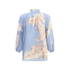 Zimmermann Cascadian Blouse with puff sleeves - Blouses