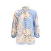 Zimmermann Cascadian Blouse with puff sleeves - Blouses