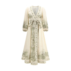 Zimmermann Multicolor Cotton Long Dress