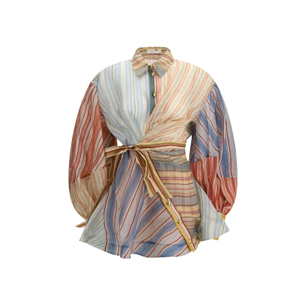 Zimmermann Multicolor Linen Casual Dress - 2