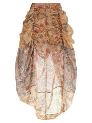 Zimmermann Multicolor Linen Midi Skirt - 1