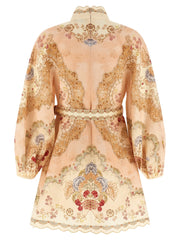 Zimmermann Multicolor Linen Short Dress - 2