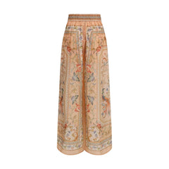 Zimmermann Multicolor Silk Casual Pants