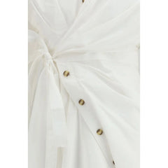 Zimmermann White Cotton Casual Dress