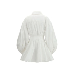 Zimmermann White Cotton Casual Dress
