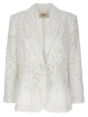 Zimmermann White Polyester Blazer - 2