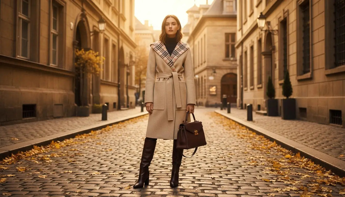 Burberry Reversible Wool Robe Coat – Timeless Luxury for the Modern Wardrobe