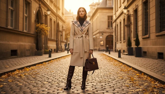Burberry Reversible Wool Robe Coat – Timeless Luxury for the Modern Wardrobe
