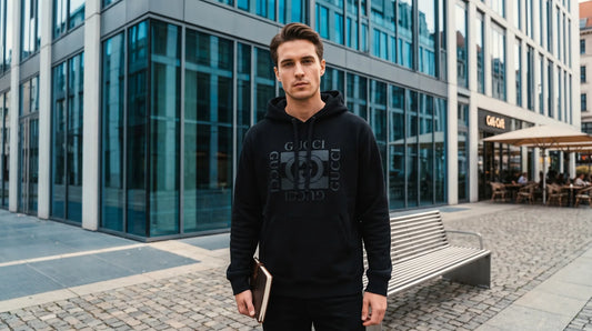 Gucci Black Cotton Sweatshirt: A Study in Refined Simplicity