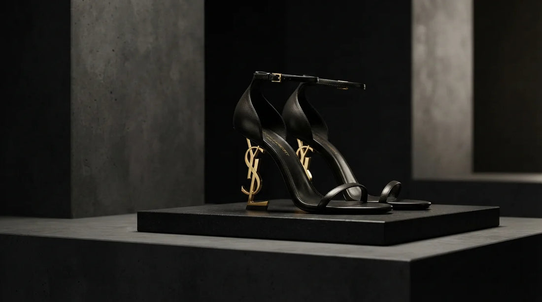 Saint Laurent Opyum Sandals in Calf Leather: A Study in Form