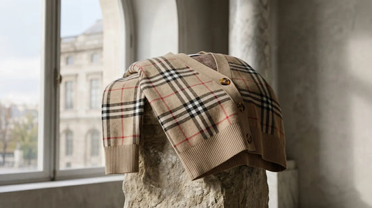 The Burberry Beige Polyester Cardigan: A Study in Timeless Sophistication
