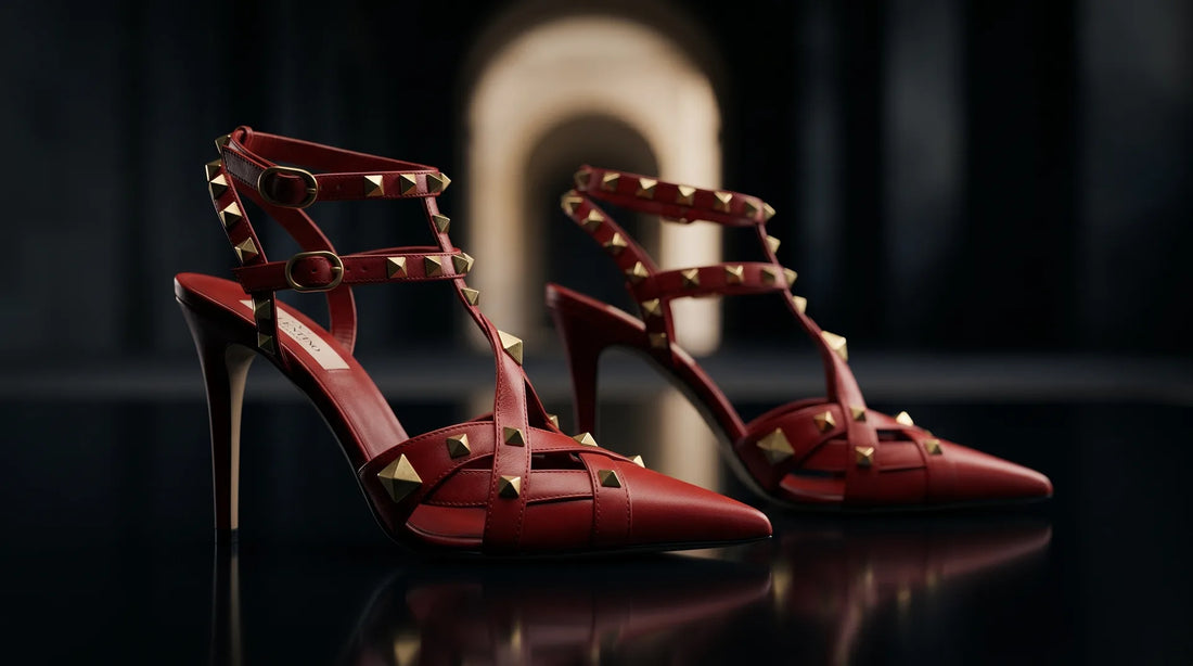 The Silent Precision Behind Valentino's Antique-Brass Studding
