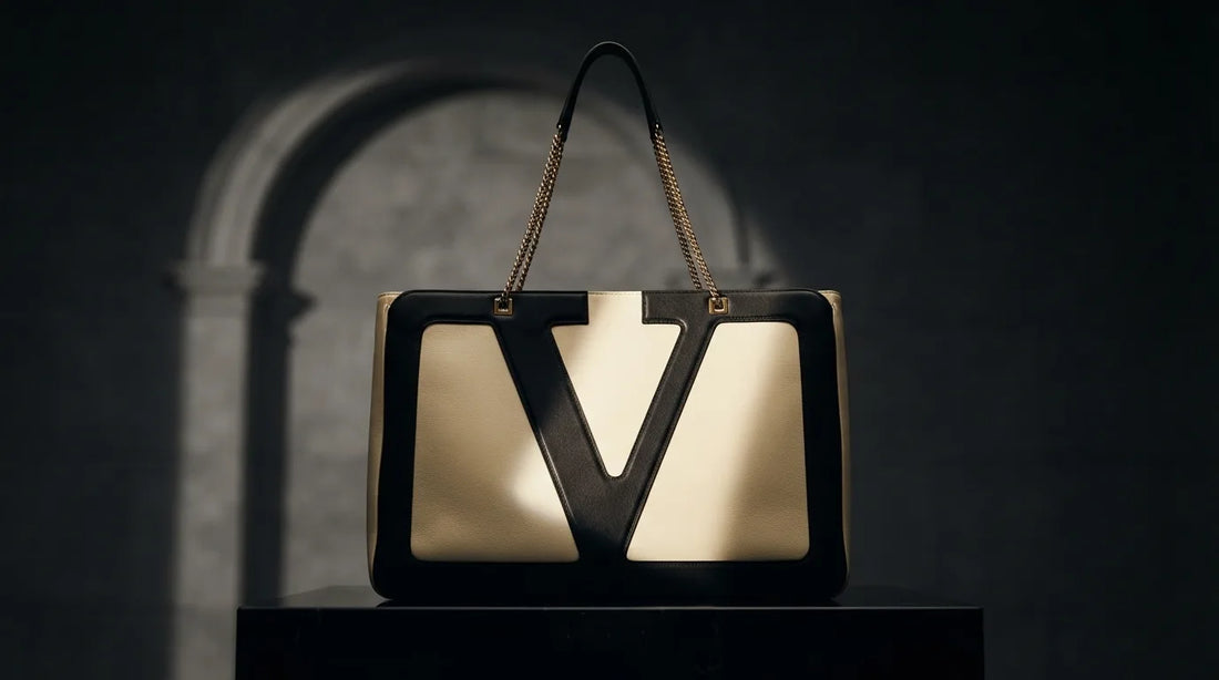 The Valentino Garavani Viva Superstar Shopping Bag in Bicolor Nappa