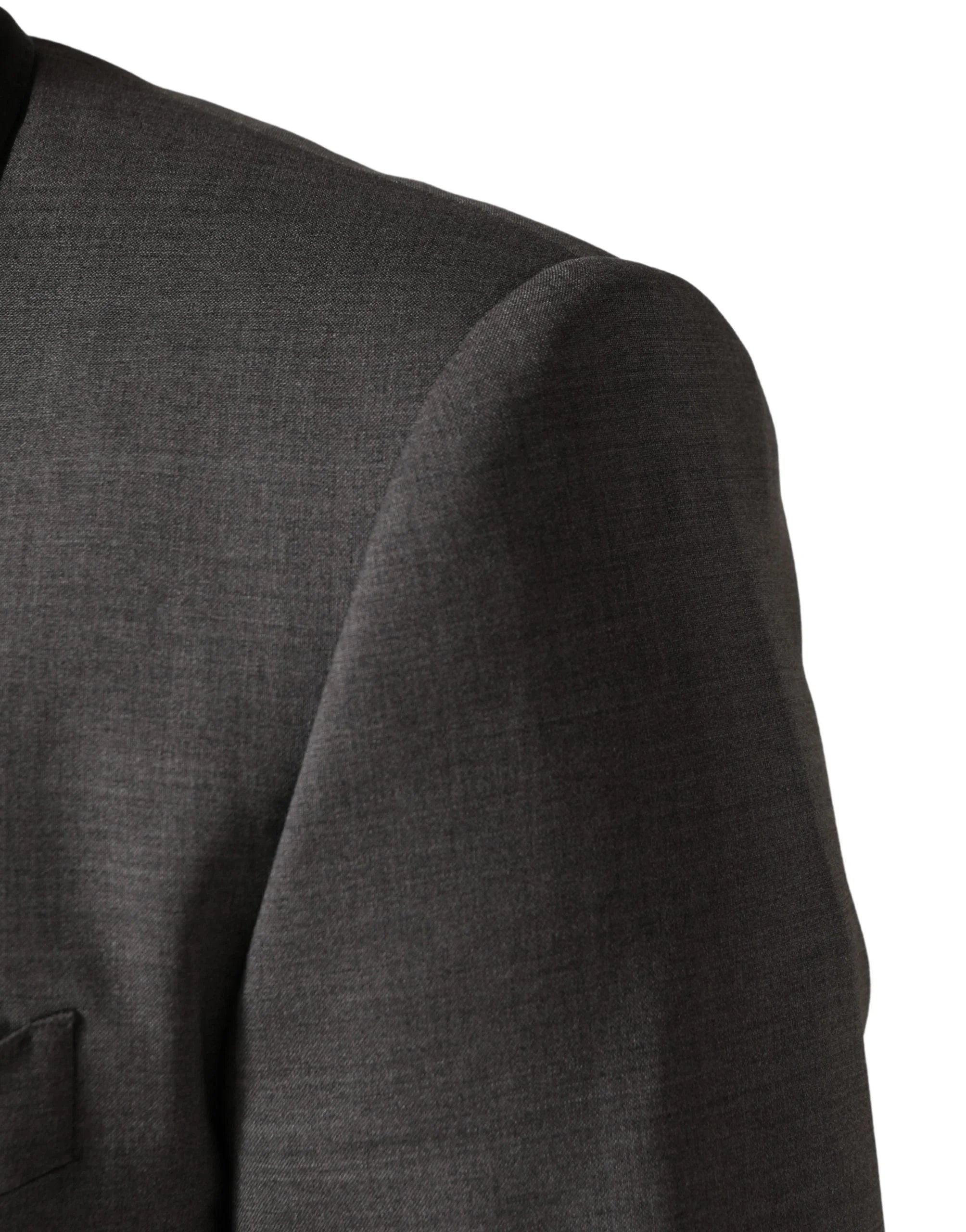 Dolce & Gabbana Gray Wool Single Breasted 1 Button 3PC Suit - IT46 | S