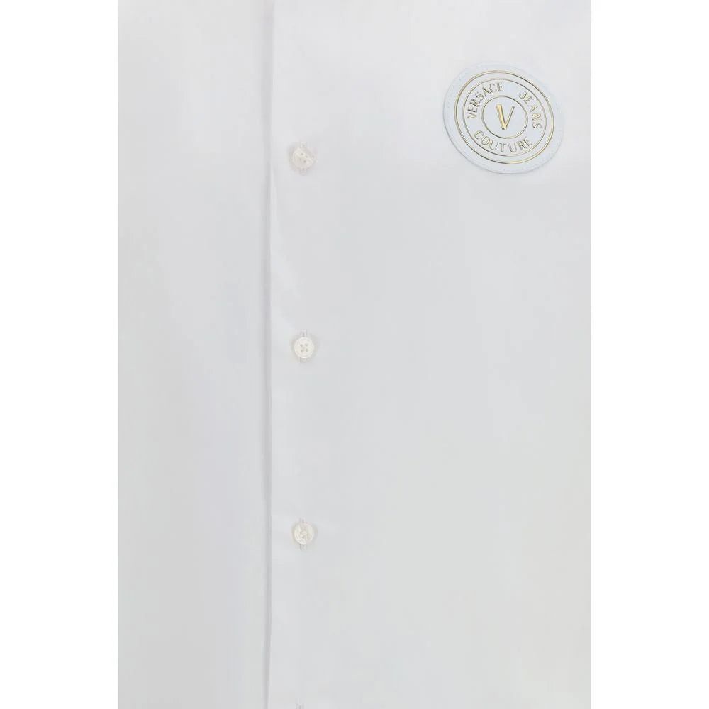 Versace Jeans White Cotton Shirt - IT52 | XL