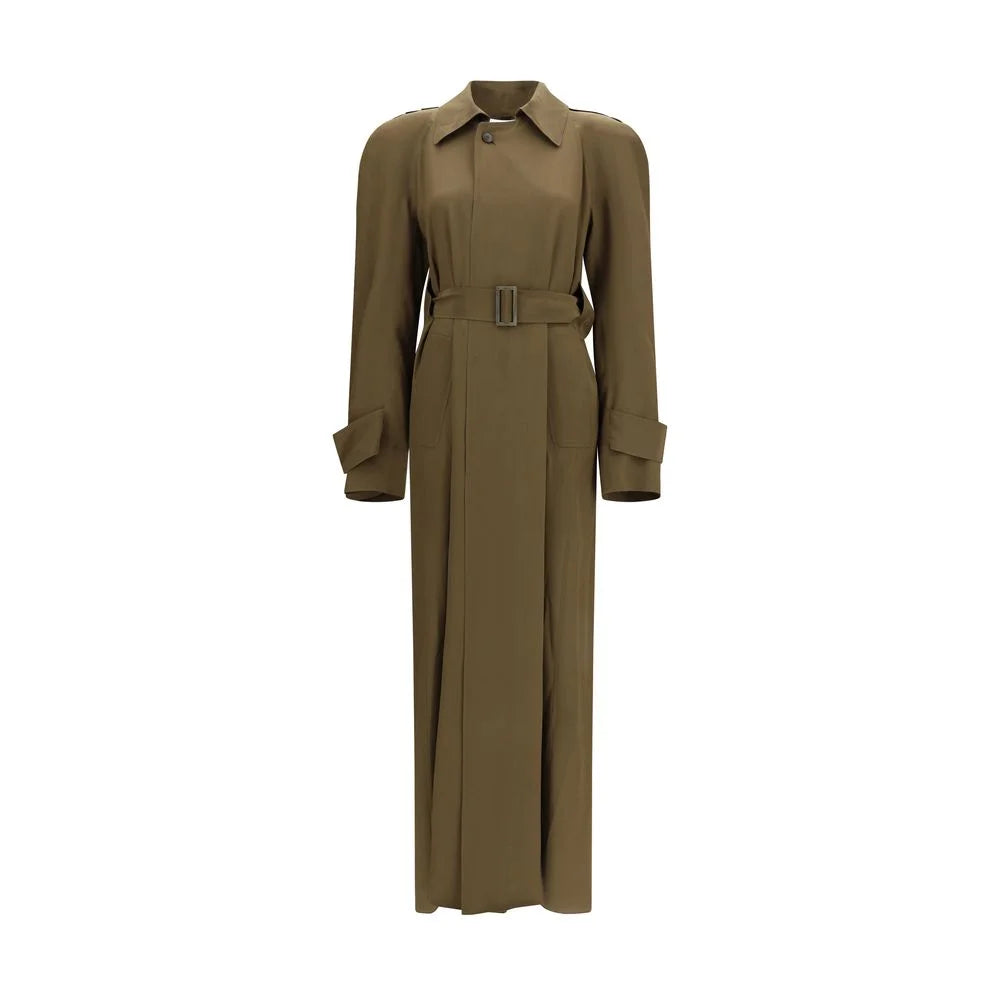 Petar Petrov Bicolor Silk Trench Coat - IT38 | S