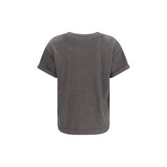 Brunello Cucinelli Gray Nylon T-Shirt