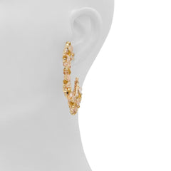 ALDO Braune Glasohrringe