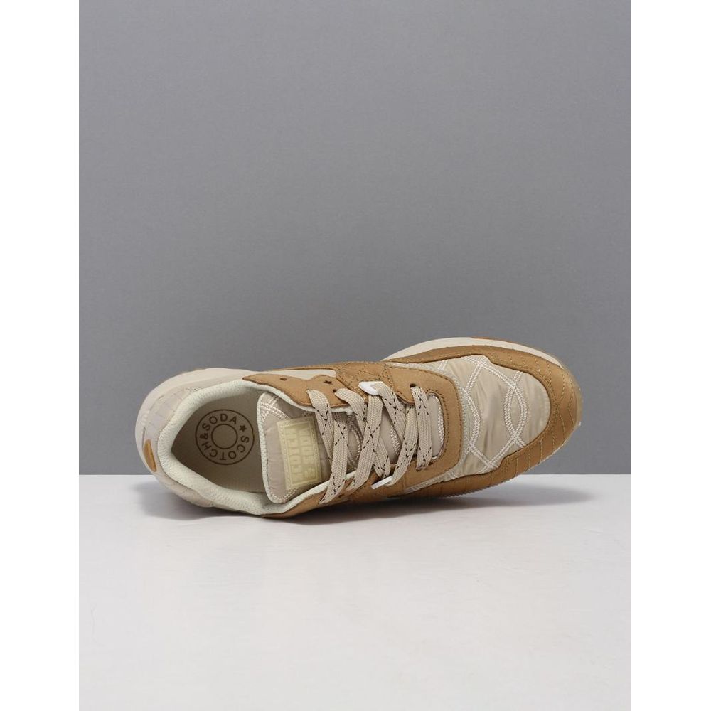 Zapatillas Deportivas Bajas de Nailon Beige Scotch & Soda
