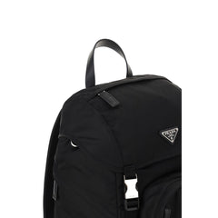 Prada Black Recycled Polyamide Backpack