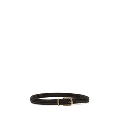 Brunello Cucinelli Brown Calf Leather Bos Taurus Regular Belt