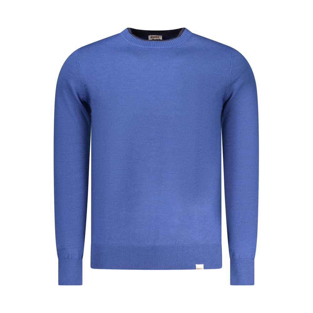Rifle Blue Wool Sweatshirt