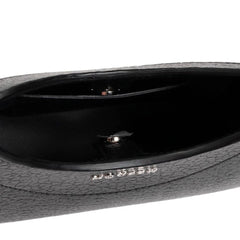 Alexander McQueen Sort Lammeskinds Håndtaske