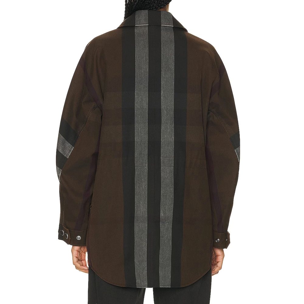 Burberry Brown Cotton Parka