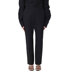 Czarne Bawełniane Spodnie Casual Saint Laurent