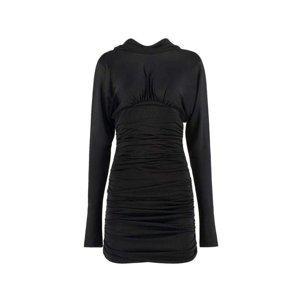 Saint Laurent Schwarzes Viskose Freizeitkleid