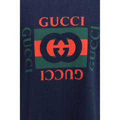 Gucci Blue Cotton Sportswear