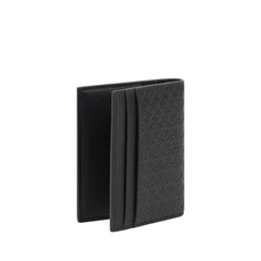 Ferragamo Black Calf Leather Bos Taurus Wallet
