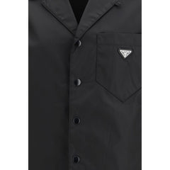 Prada Black Recycled Polyamide Shortsleeve Shirt