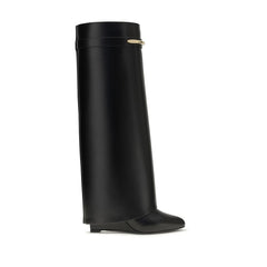 Botas Givenchy em Camurça Preta Bos Taurus