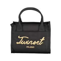 Twinset Black Cotton Women Handbag